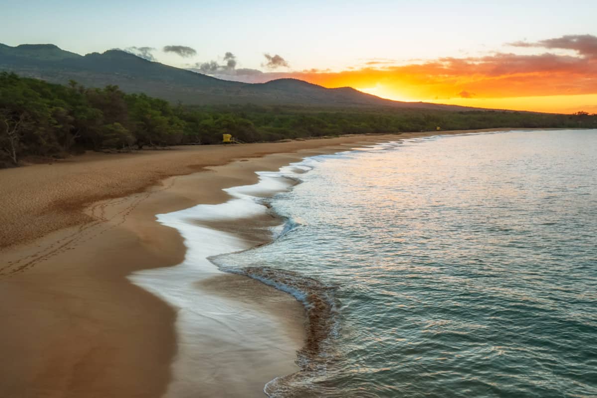 Sunrise in Maui Hawaii